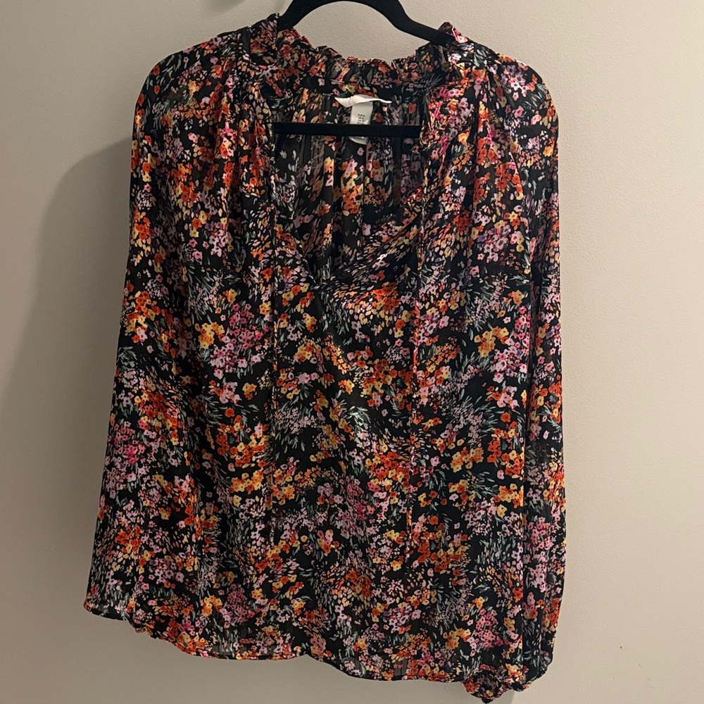 H&M FLORAL BLOUSE